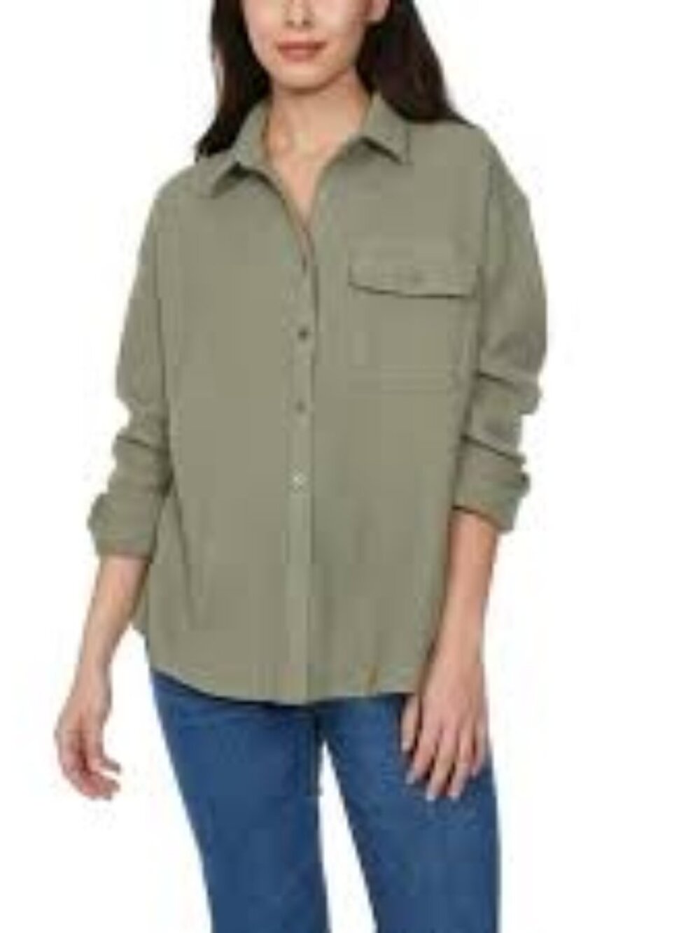 NWT- BUFFALO JEANS WAFFLE BUTTON-DOWN TOP